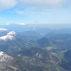 Flugwegposition um 14:24:30: Aufgenommen in der Nähe von 38050 Telve di Sopra, Trentino, Italien in 2909 Meter